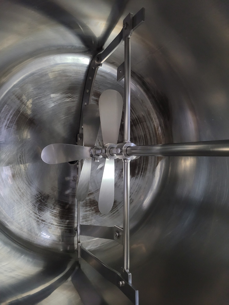 교반기 믹서기 1.2톤 스팀가열 사용가능--5