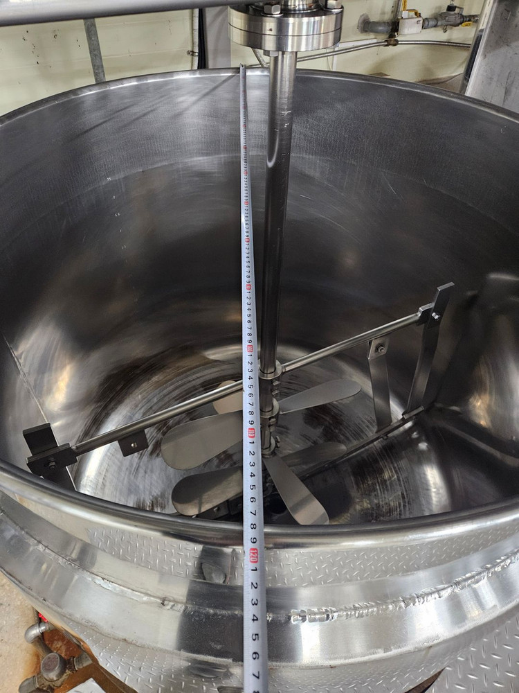 교반기 믹서기 1.2톤 스팀가열 사용가능--9