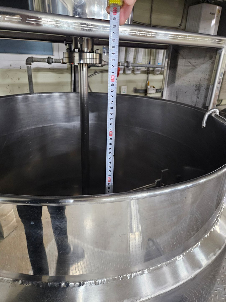 교반기 믹서기 1.2톤 스팀가열 사용가능--8