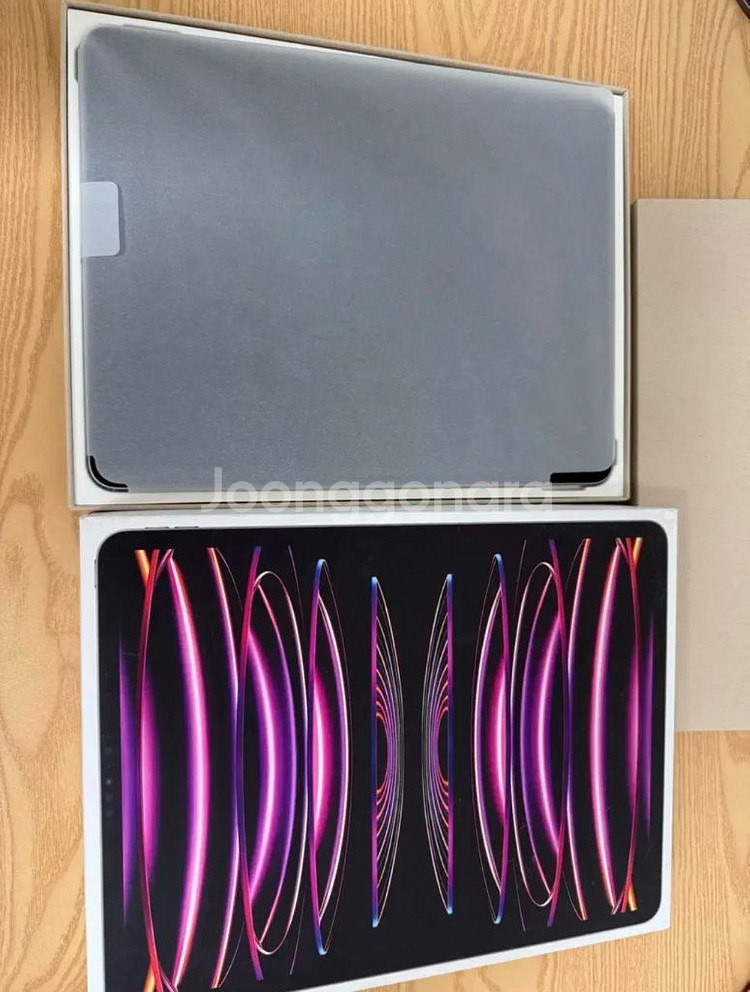 아이패드 프로6세대 12.9 128gb 스그 리퍼 미사용 애플케어26.4--0