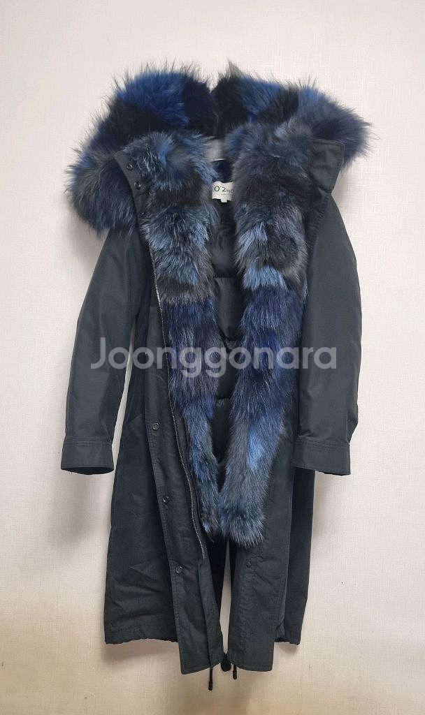 리얼퍼 후드 롱패딩--0