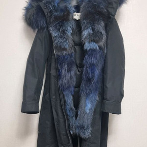 리얼퍼 후드 롱패딩