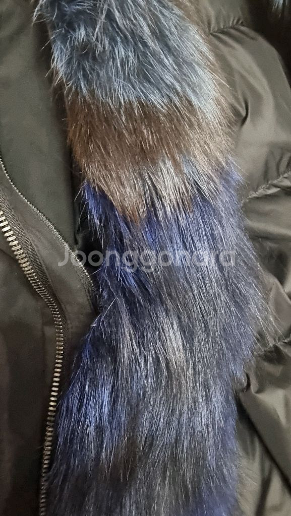 리얼퍼 후드 롱패딩--6