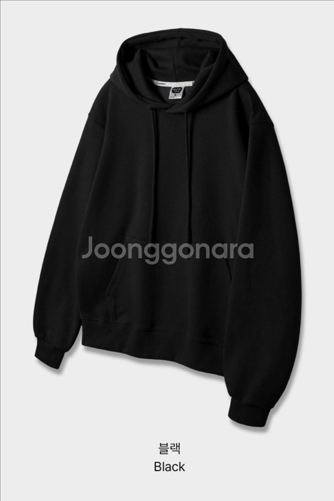 앨빈클로 무지 후드티 L(100~105)--0