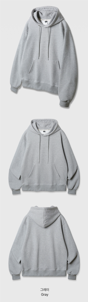 앨빈클로 무지 후드티 L(100~105)--3