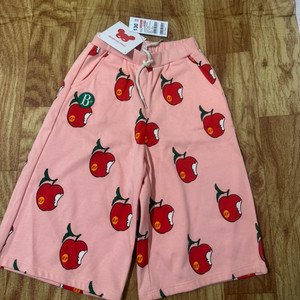 베베드피노 올 오버 Apple 와이드 팬츠 130 새상품