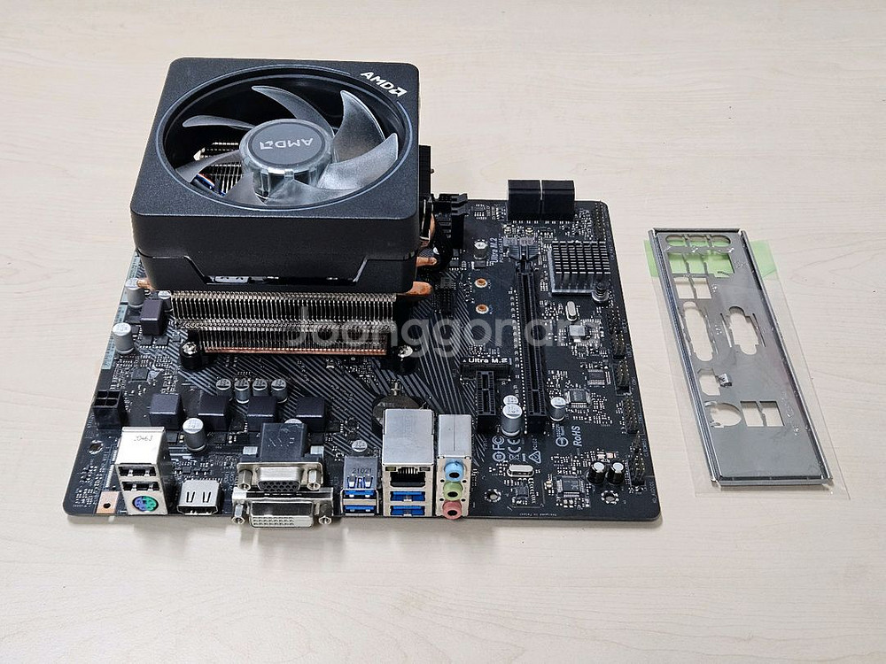 AMD 라이젠 4350G + a520m + 프리즘쿨러--1