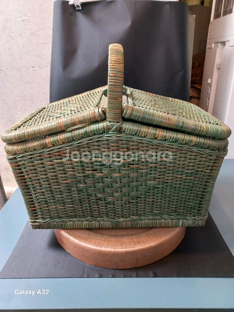 원목 뚜껑 바구니--0