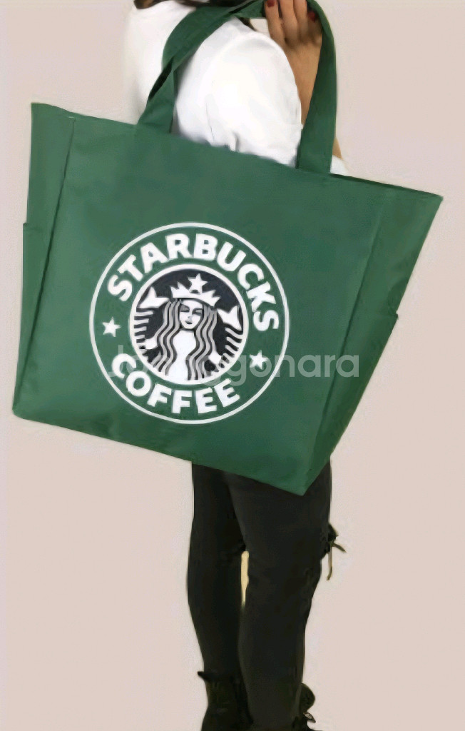 스타벅스 빅사이즈 숄더백--1