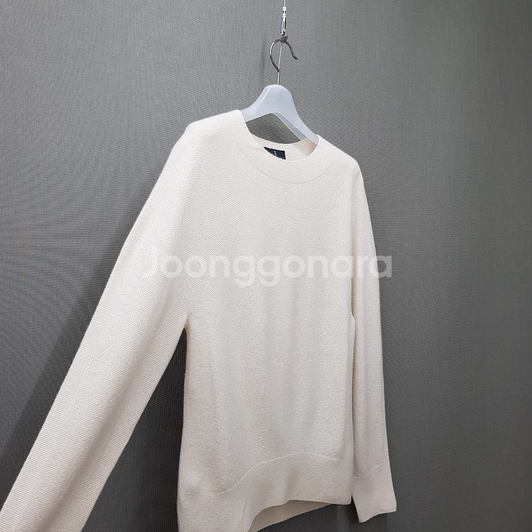 한섬 랑방 캐시미어 울 라운드넥 니트 F사이즈--2