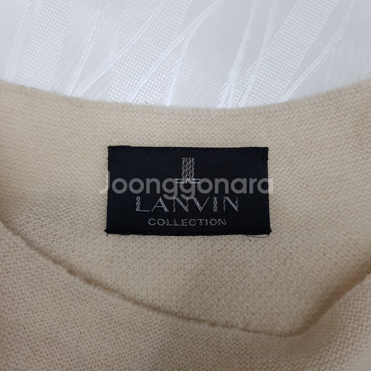 한섬 랑방 캐시미어 울 라운드넥 니트 F사이즈--4