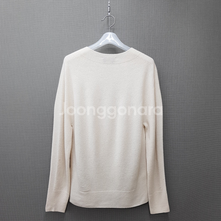 한섬 랑방 캐시미어 울 라운드넥 니트 F사이즈--3