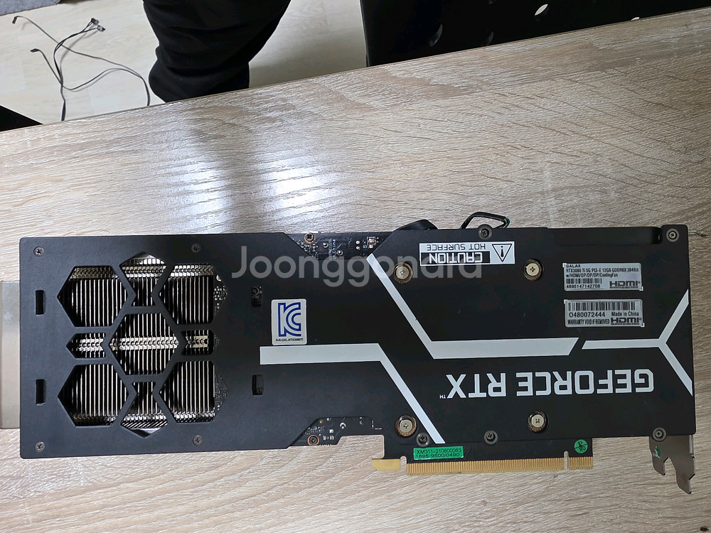 갤럭시 GALAX 지포스 RTX 3080 Ti SG OC D6X 12GB 블랙 SG모델--0