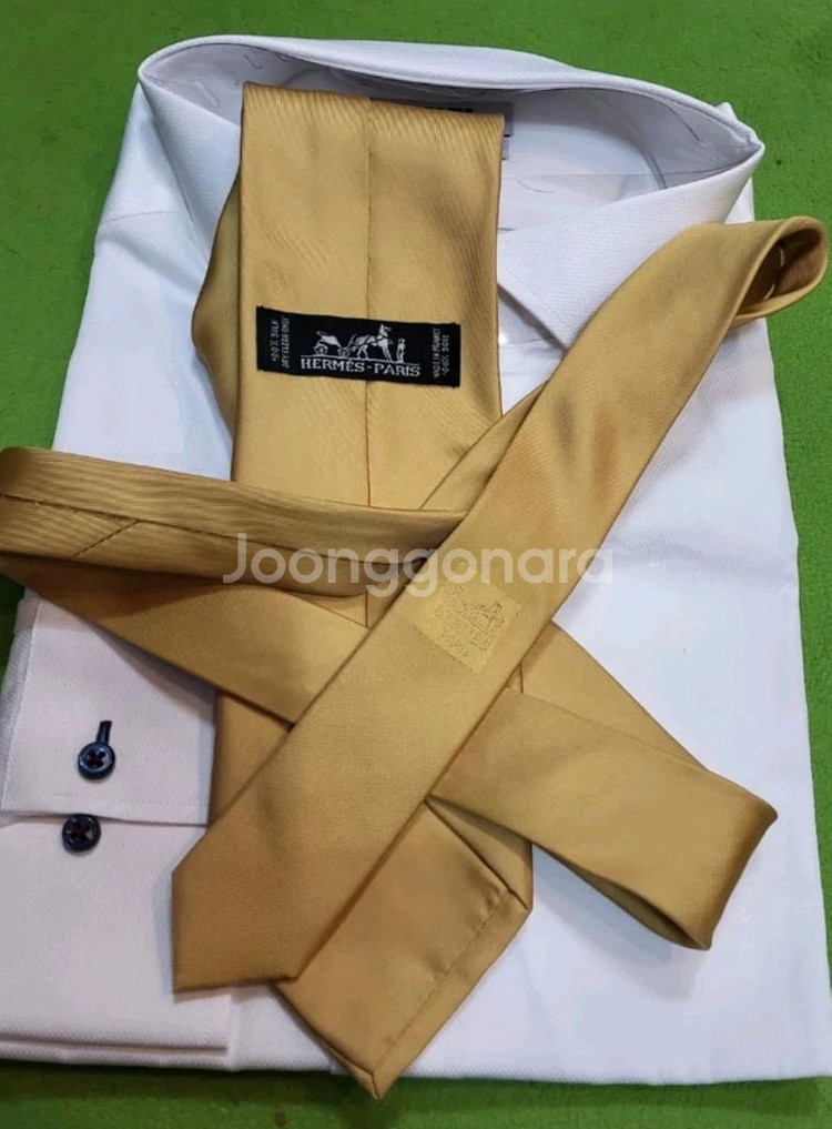 에르메스 실크 넥타이--1