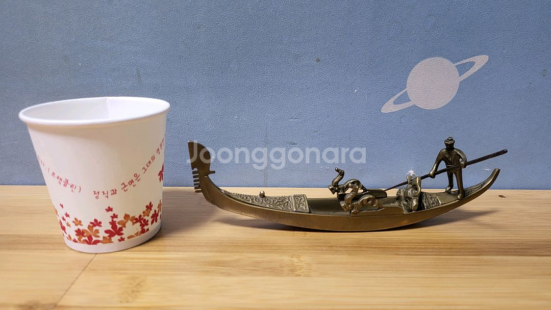 브론즈 인테리어 장식품, 이탈리아 베네치아 곤돌라--0