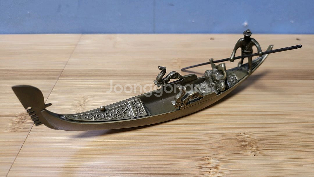 브론즈 인테리어 장식품, 이탈리아 베네치아 곤돌라--2