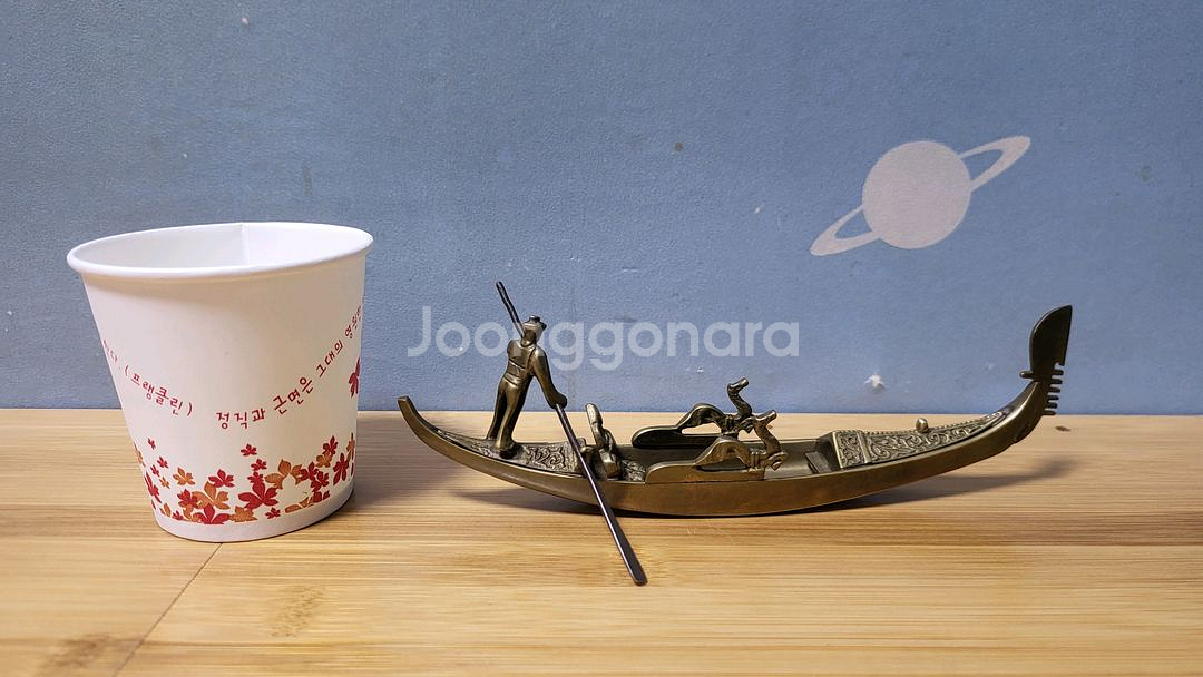 브론즈 인테리어 장식품, 이탈리아 베네치아 곤돌라--1