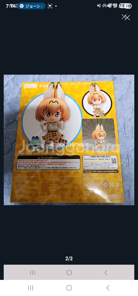 넨도로이드 752 케모노프렌즈 서벌 (단순 개봉)입--1