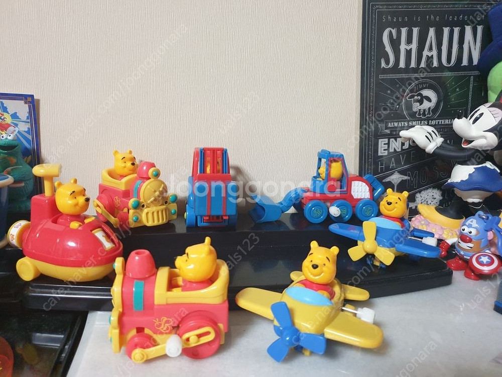 디즈니20 푸우2 티거 피규어 인형 판매합니다--0