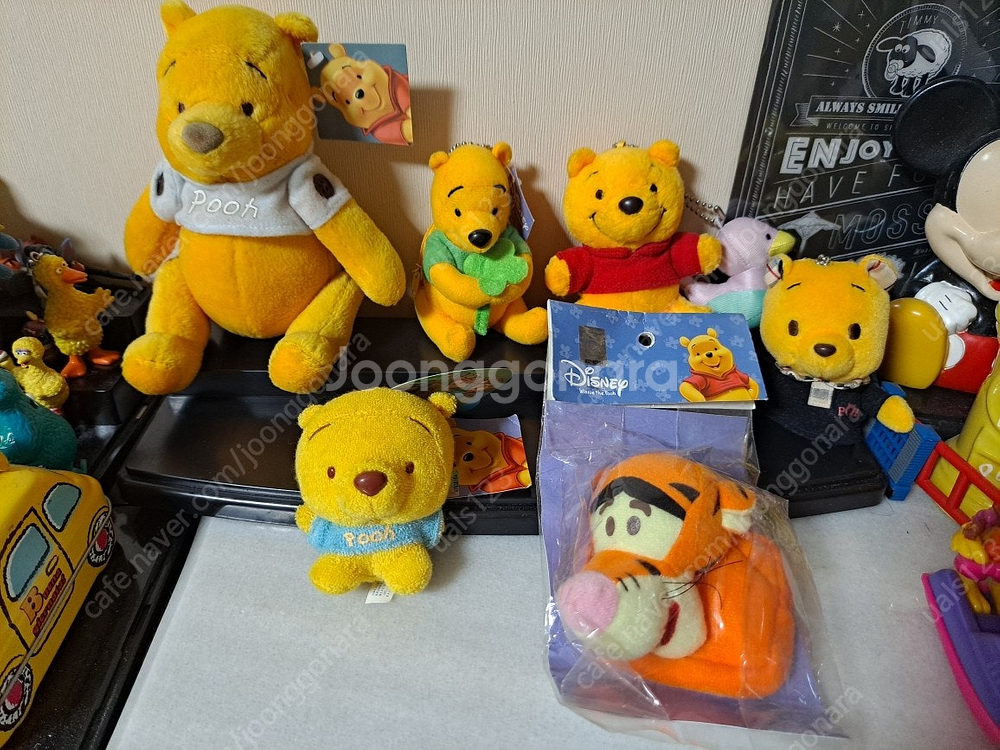 디즈니20 푸우2 티거 피규어 인형 판매합니다--8