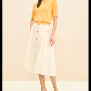 타임 니트 반팔티