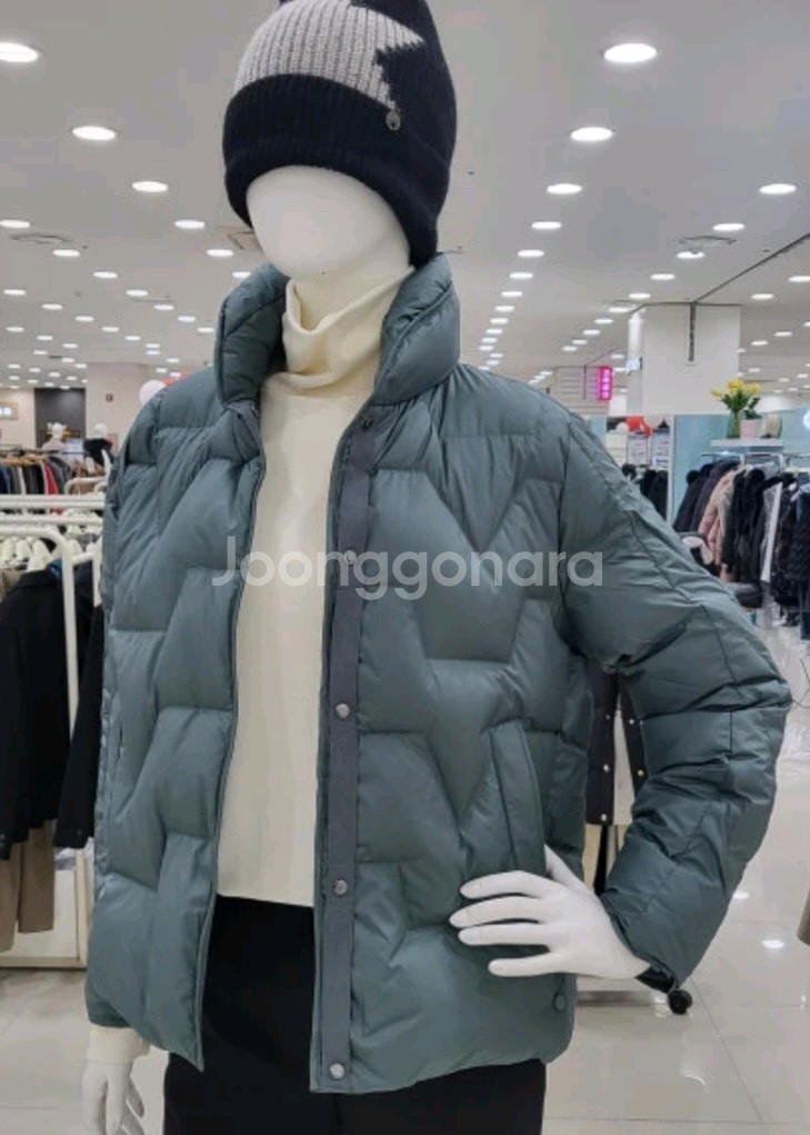 꼼빠니아 초경량 덕다운 숏패딩--2