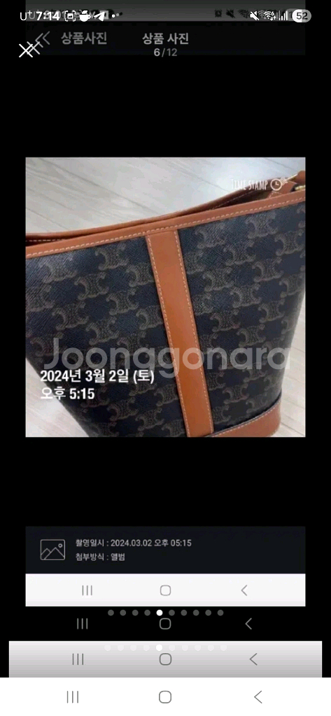 셀린느 트리오페 버킷백 스몰--2