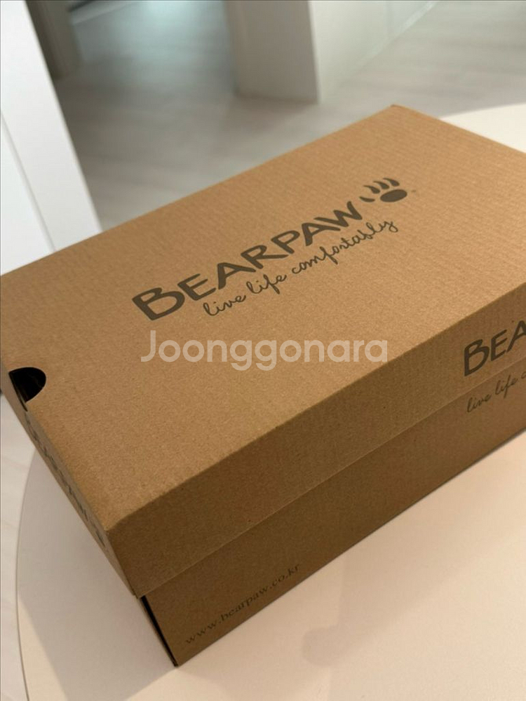 베어파우 여자 운동화 오리에 신상 블랙 스니커즈 245 급처--2