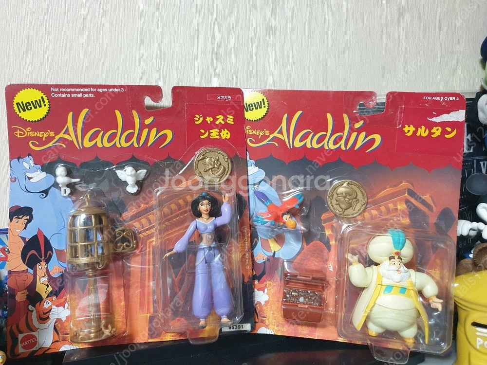 디즈니22푸우4 피규어 스트랩 알라딘 피규어 판매합니다--6