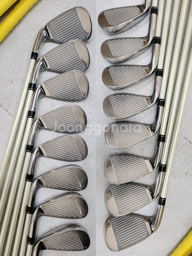 36만 엠유스포츠 아이언 등 여성용 중고골프채 풀세트--5