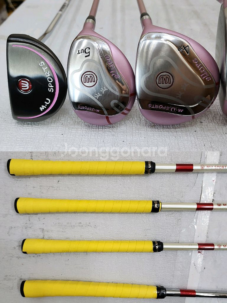 36만 엠유스포츠 아이언 등 여성용 중고골프채 풀세트--8