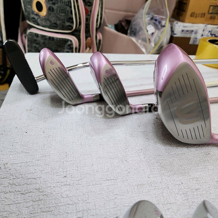 36만 엠유스포츠 아이언 등 여성용 중고골프채 풀세트--9