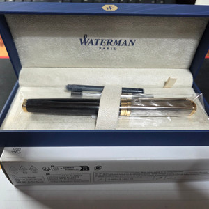 [리플렉션 오브 파리] 워터맨 익셉션 디럭스 메탈&블랙 GT 18K F촉 만년필