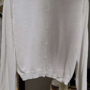 프로스트제이 린넨가디건 화이트