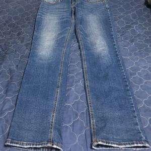 웨스턴 데님 워싱 청바지 중청 (30)