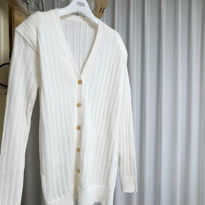 드래곤블루스 패드 가디건 화이트, M