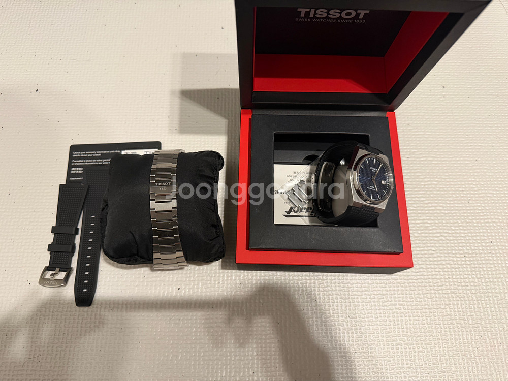 티쏘 prx 40mm 청판 파워리저브 80--0