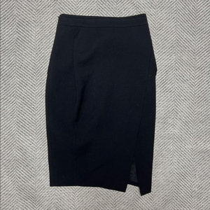 MICHAA 미샤 블랙 미디 스커트 정품