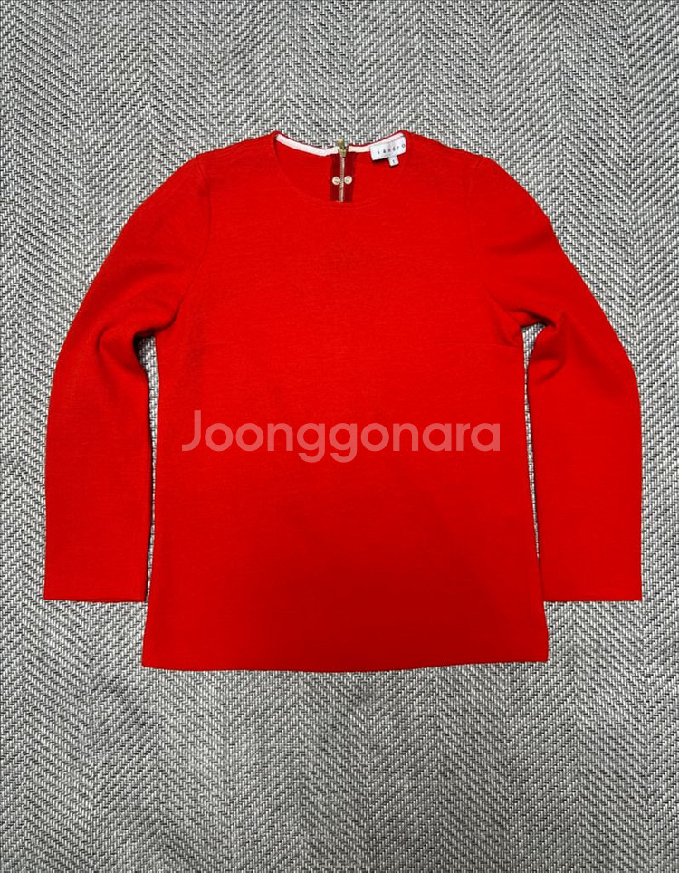 Sandro 산드로 레드 긴팔 티셔츠 정품--0