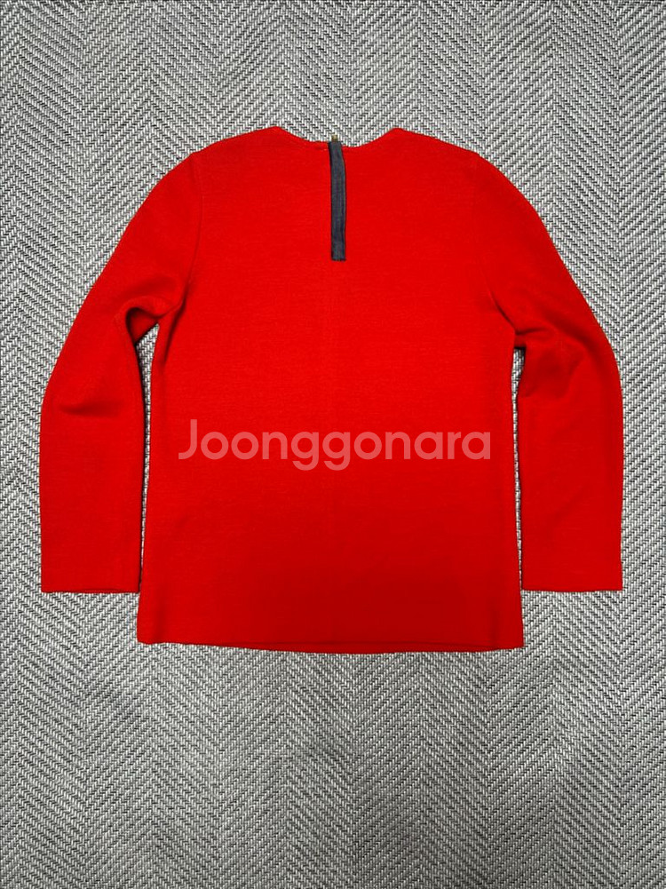Sandro 산드로 레드 긴팔 티셔츠 정품--1