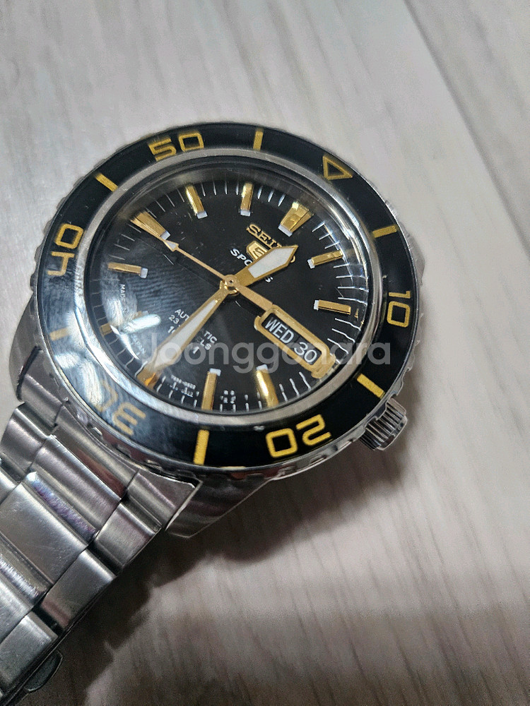 세이코 5 스포츠 오토매틱 다이버 시계 7S36-04N0--4