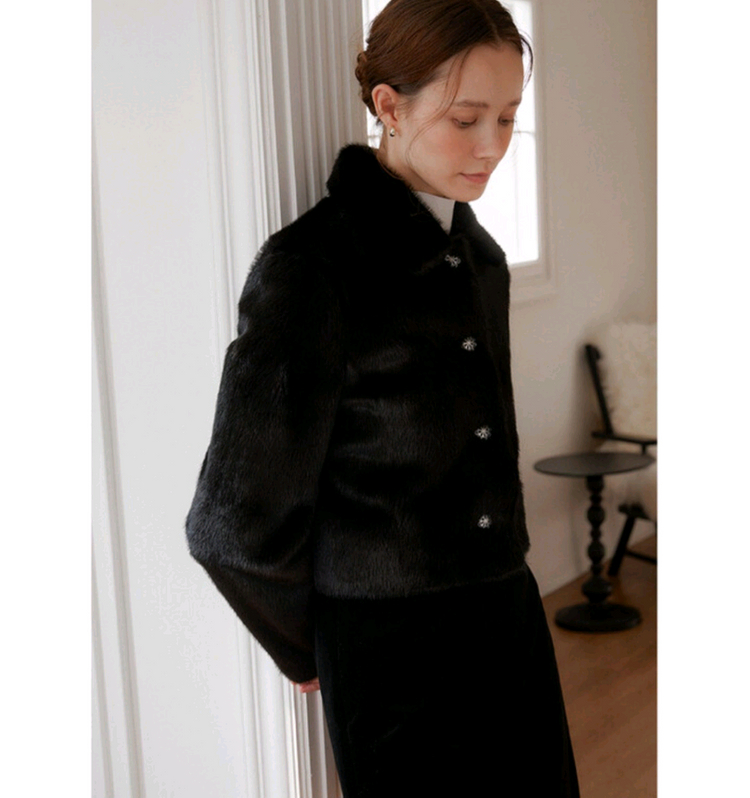 오뮤 퍼 자켓/시에 오르 유메르 그레이룸 한섬 어라운드율 타임 마인--1