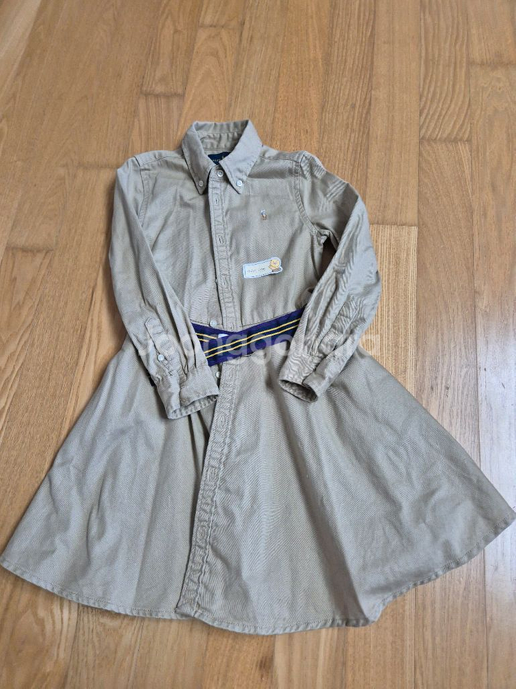 폴로 셔츠원피스 6y--0