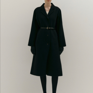 sie 시에 켈리 핸드메이드 울코트 블랙S 새상품