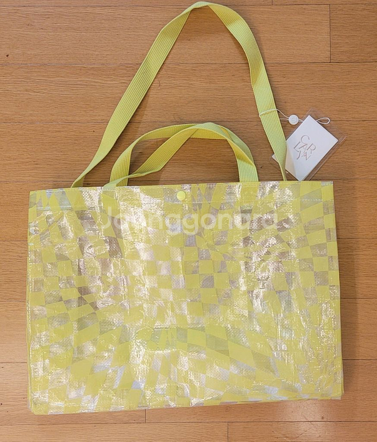 (미사용) 칼린 리유저블 백 2종 일괄(블랙/라임)--1