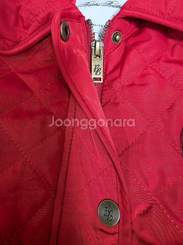 브룩스브라더스 구스다운 크레스트 로고 퀼팅 베스트--1