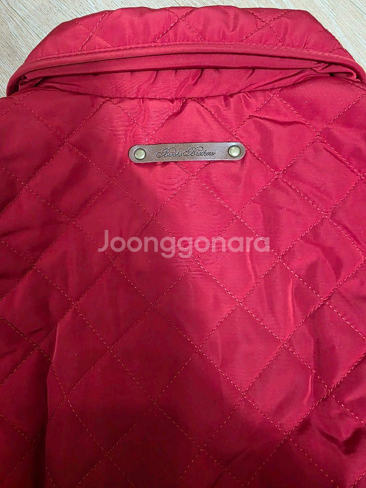 브룩스브라더스 구스다운 크레스트 로고 퀼팅 베스트--6