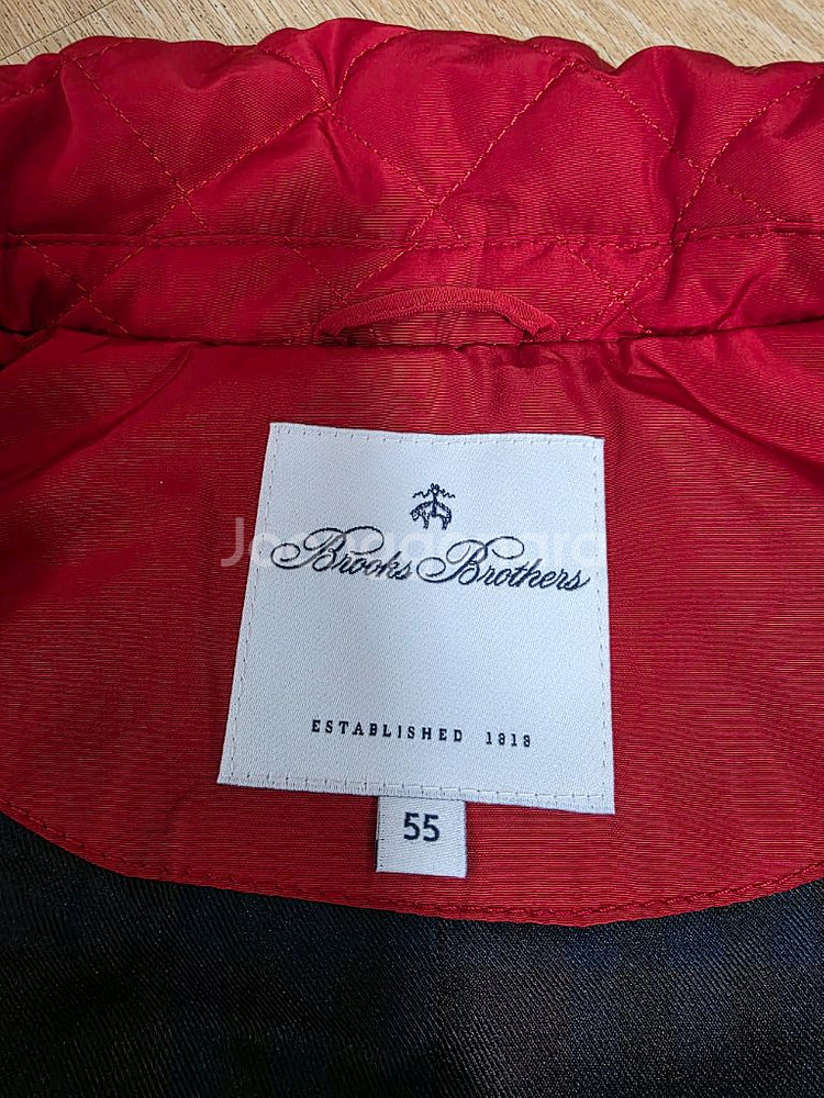 브룩스브라더스 구스다운 크레스트 로고 퀼팅 베스트--2