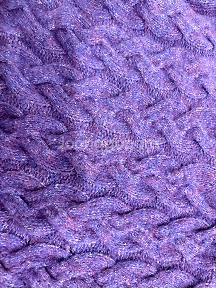 자라 케이블 니트 퍼플 보라색니트--2