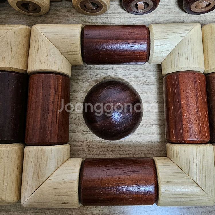 (자동차3대) 에드토이 205피스 원목자석블럭 에듀토이 edtoy--5